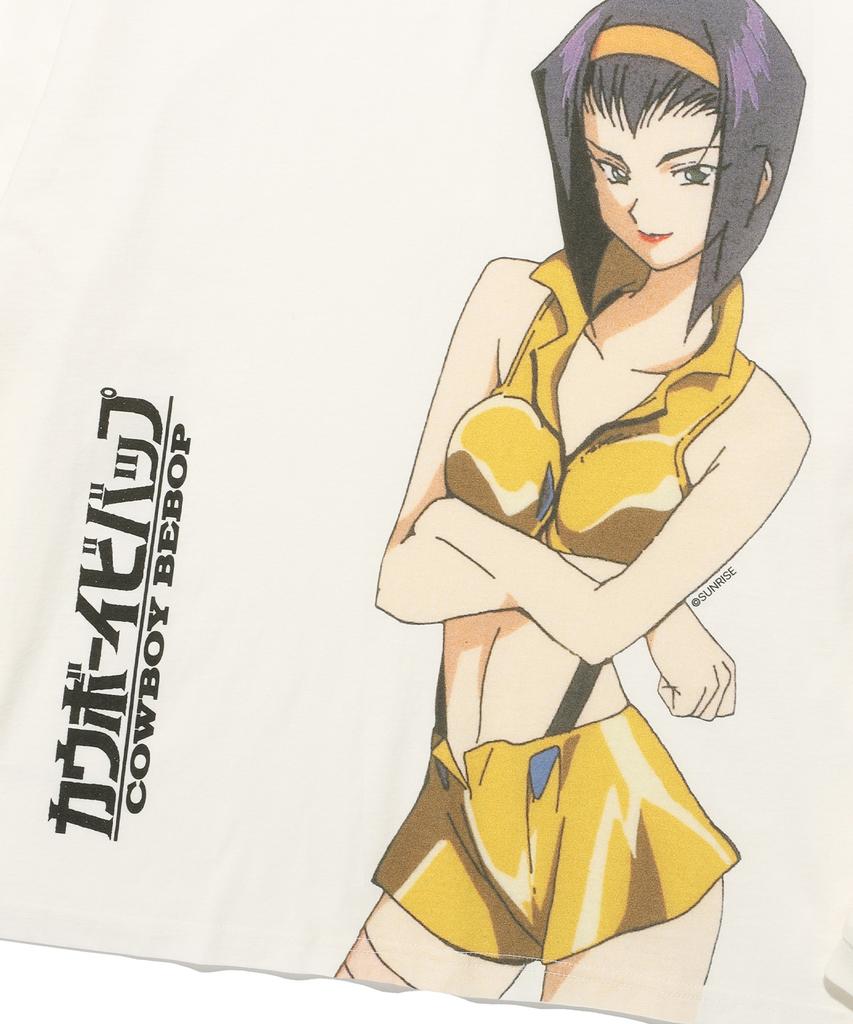 X Cowboy Bebop Фэй Большая Большая Худи с Длинным Рукавом Футболка_Небеленый Белый(Ng2Gsut552D)