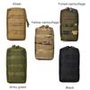 600D Оксфордская уличная тактическая сумка EDC Molle Инструментальная сумка на молнии Поясные аксессуары Прочный ремень Камуфляжный подсумок Охота Airsoft
