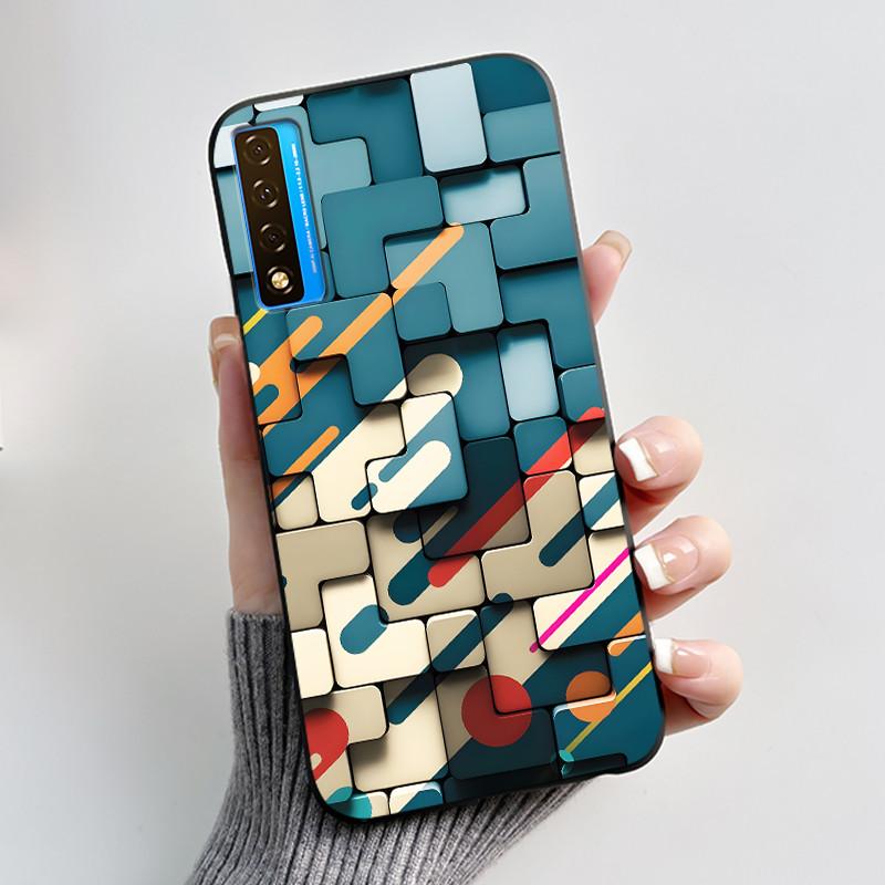 Чехол для TCL 20 20S 20 Pro 5G 20L Plus 20L+ Чехол Роскошный Дракон Милый Крутой Мальчики Девочки Черный Мягкий Силиконовый Чехол для Телефона Задняя Крышка