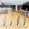 Сменные насадки для паровой швабры Shark Pro & Genius Steam Pocket Mop System Моющиеся многоразовые сменные головки для швабры 1/2 шт.