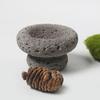 Creative Moon Surface Candle Container Eco-friendly Reusable Mini Flower Pot Cactus Candle