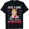 Just a Girl Who Loves Hamsters T-Shirt(1)
