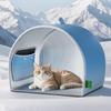 Охлаждающий домик для кошек Кошки Собаки Охлаждающий домик Укрытие Погодоустойчивый Большой дом для питомцев Высокоэффективный для парка сада