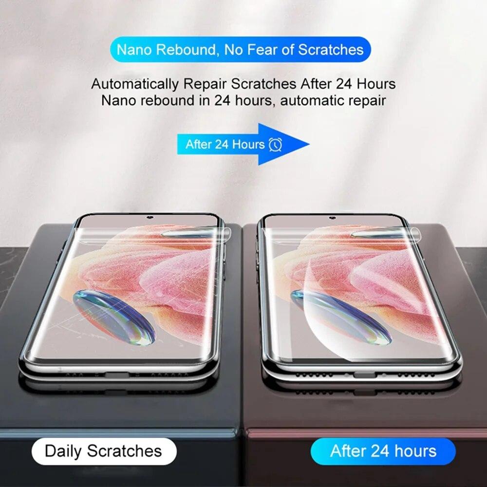 4 шт. гидрогелевая пленка для Xiaomi Redmi Note 12 11 12s 10 10s 9 8 Pro 10C 12C Защитная пленка для экрана Redmi Note 12 Pro Plus 5G