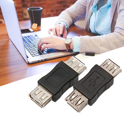 Адаптер Мама к ПВХ USB 2 Мама Удлинитель Стандартный Конвертер для Компьютера