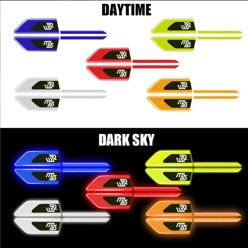 Car Accessories PVC Warning Emblem Fender Safety Anti-collision Sticker For Mazda 3 5 7 Axela Atenza CX-3 CX9 CX4 CX-8 valve cap BM7