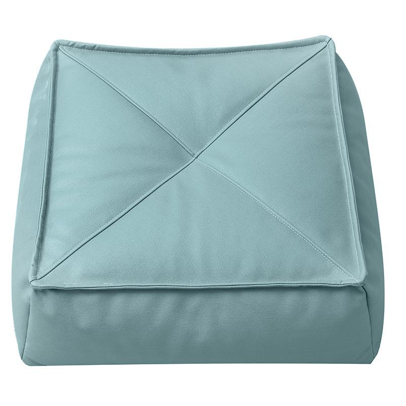 Japanese Style Futon Unstuffed Moroccan Cushion Cover Artificial Leather Pouf Ottoman Meditation Cushion Cover Bay Window Decor