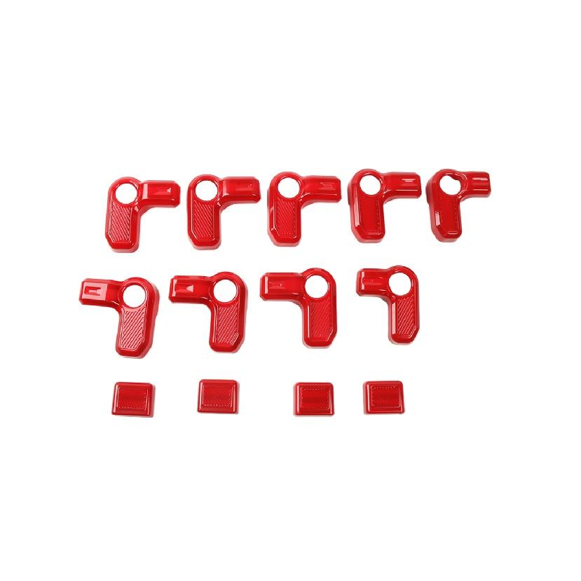 13 шт., переключатель для сноса верхней части автомобиля, украшение на ручку крыши, наклейки для Ford Bronco Sport 2022 2023, интерьер