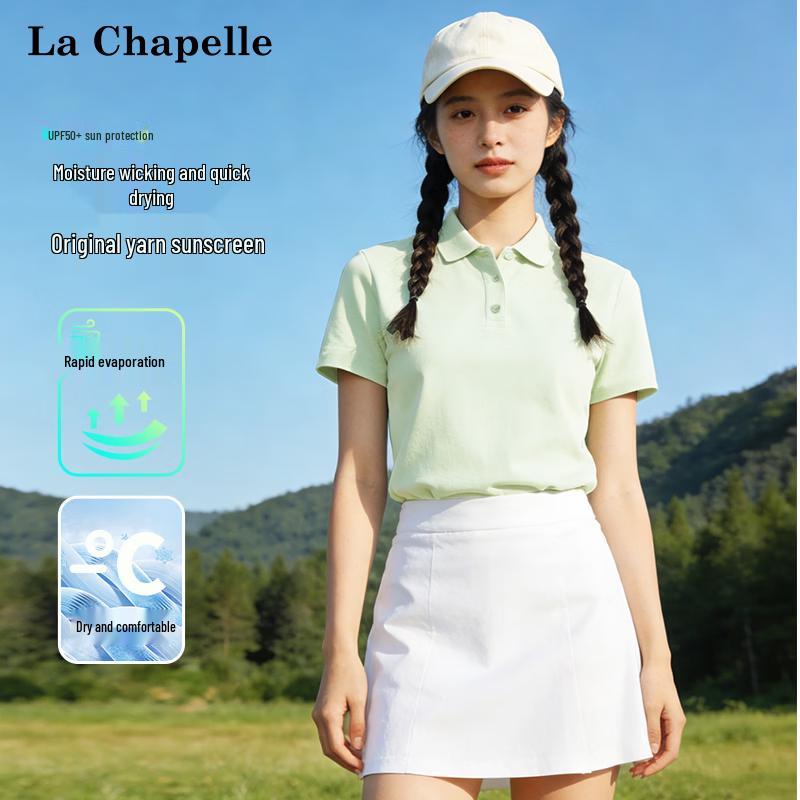 La Chapelle Women's Cooling Polo T-Shirt