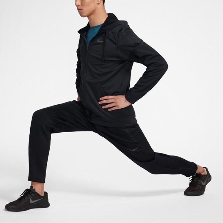 Nike Терма Тренировочная Спортивная Быстросохнущая Флисовая Куртка Пальто Мужская Черная Мужская BV6310-010