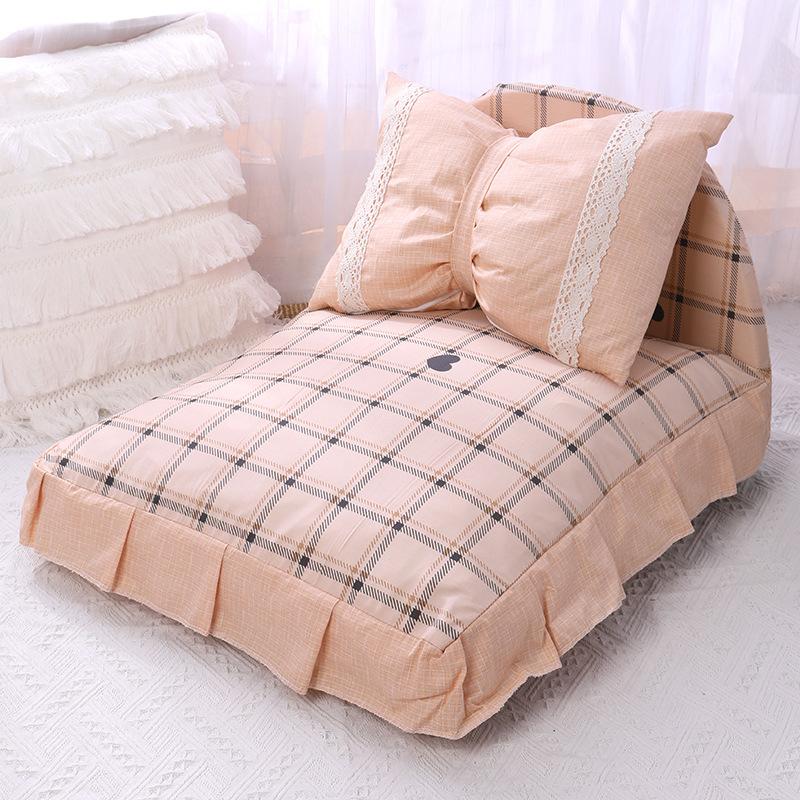 Кровать для домашних животных, будка для кошек, кровать для собаки, кошачья кровать, коврик для собаки, коврик для кошек, маленькая конура