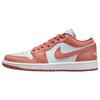 Air 1 Low Sky J Оранжевые женские кроссовки Pure-Platinum White DC0774-080