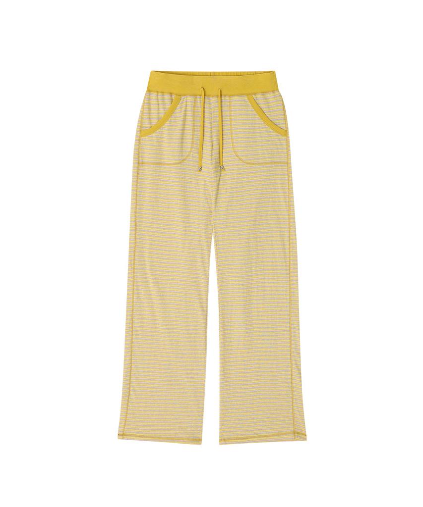 CRANK Candy Stripe Lounge Pants_Yellow