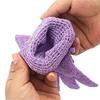 Five Fingers Bath Gloves Reversible Exfoliating Shower Body Scrub Gloves Cleansing Tools Bath Towel Bath Products Back Scrub