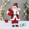 Santa Claus Doll Children's Christmas Gift Mini Christmas Tree Decoration Cartoon Fabric Plush Standing Christmas Doll Pendant