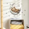 Мультяшный Мишка Спокойной ночи Луна Звезда Домашний Фон Украшение и Декорация Наклейки на Стену