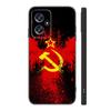 Черный силиконовый чехол для телефона с изображением флага СССР для Xiaomi POCO X3 X4 NFC F3 F4 GT F5 M3 M4 M6 X5 X6 Pro 5G C55 C65 M5