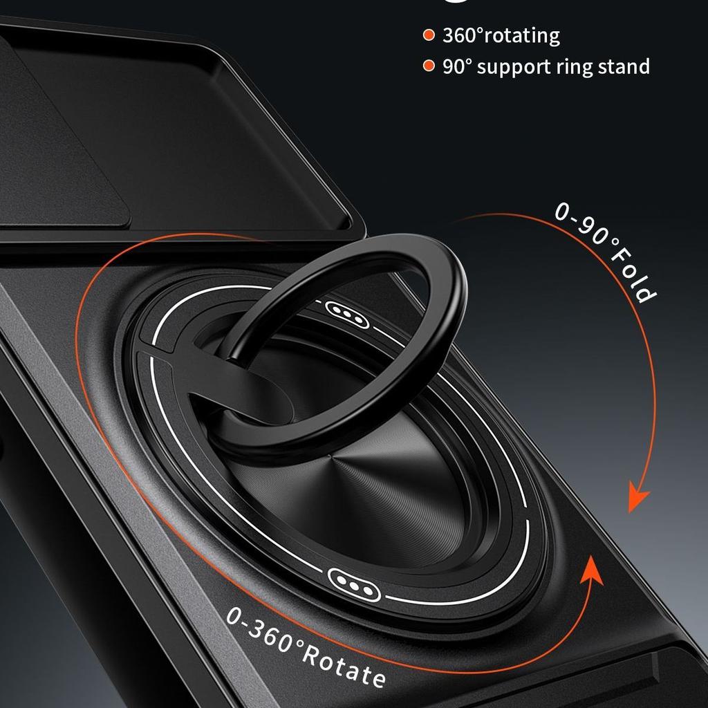 Case For Samsung S20 FE Magnetic Stand Sliding Window Lens Protection Full Cover Shockproof Phone Case