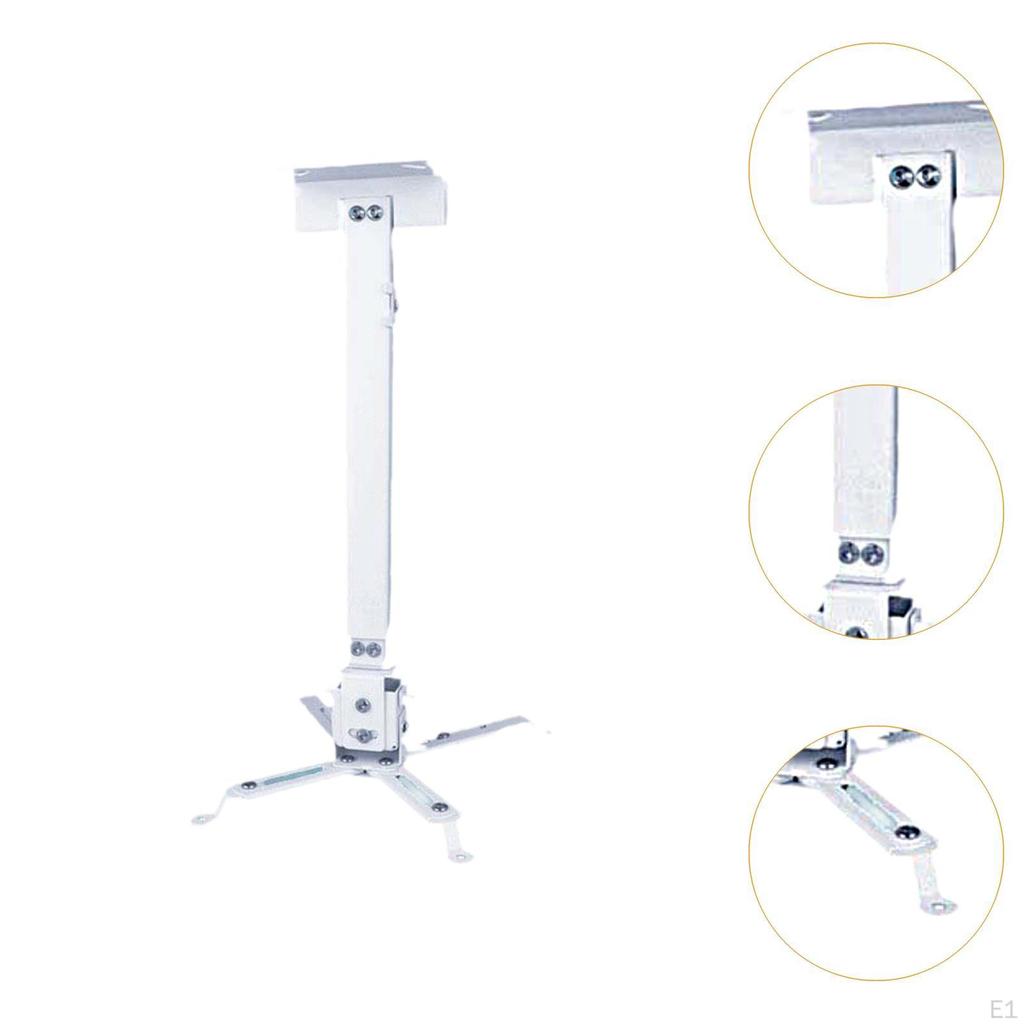 Ceiling or Wall Mount for Projector Adjustable with Telescopic Tube Universal Home Theater