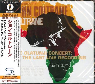 CD ДЖОН КОЛТРЕЙН - Концерт Олатунджи: Последний концерт UCCI9214 Impulse! 2011 Япония ObiJazz Б/У