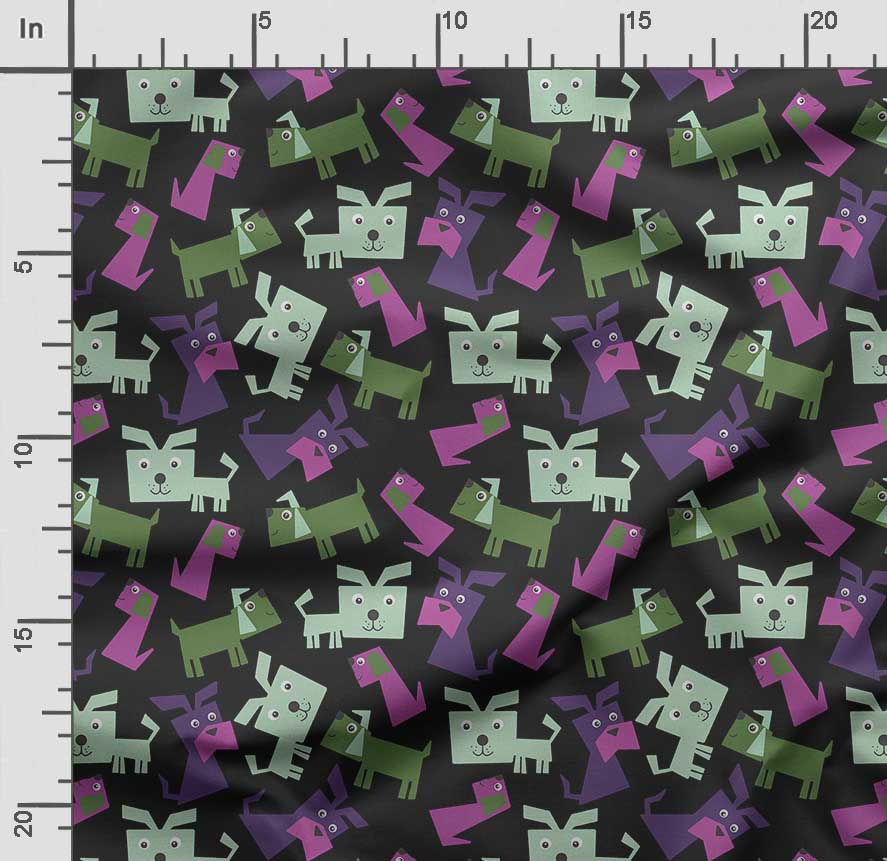 Soimoi Принт собаки, хлопковый батист, ткань для квилтинга, продаваемая во дворе, ширина 42 дюйма, хлопчатобумажная ткань средней плотности, швейные принадлежности, бежевый и