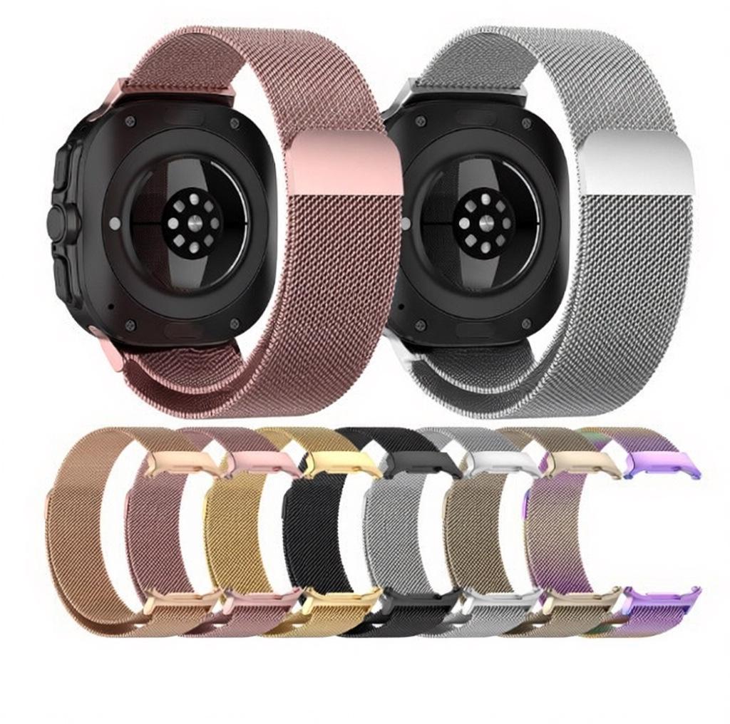 Ремешок Samsung Watch7 Ultra Миланский Магнитный из Нержавеющей Стали