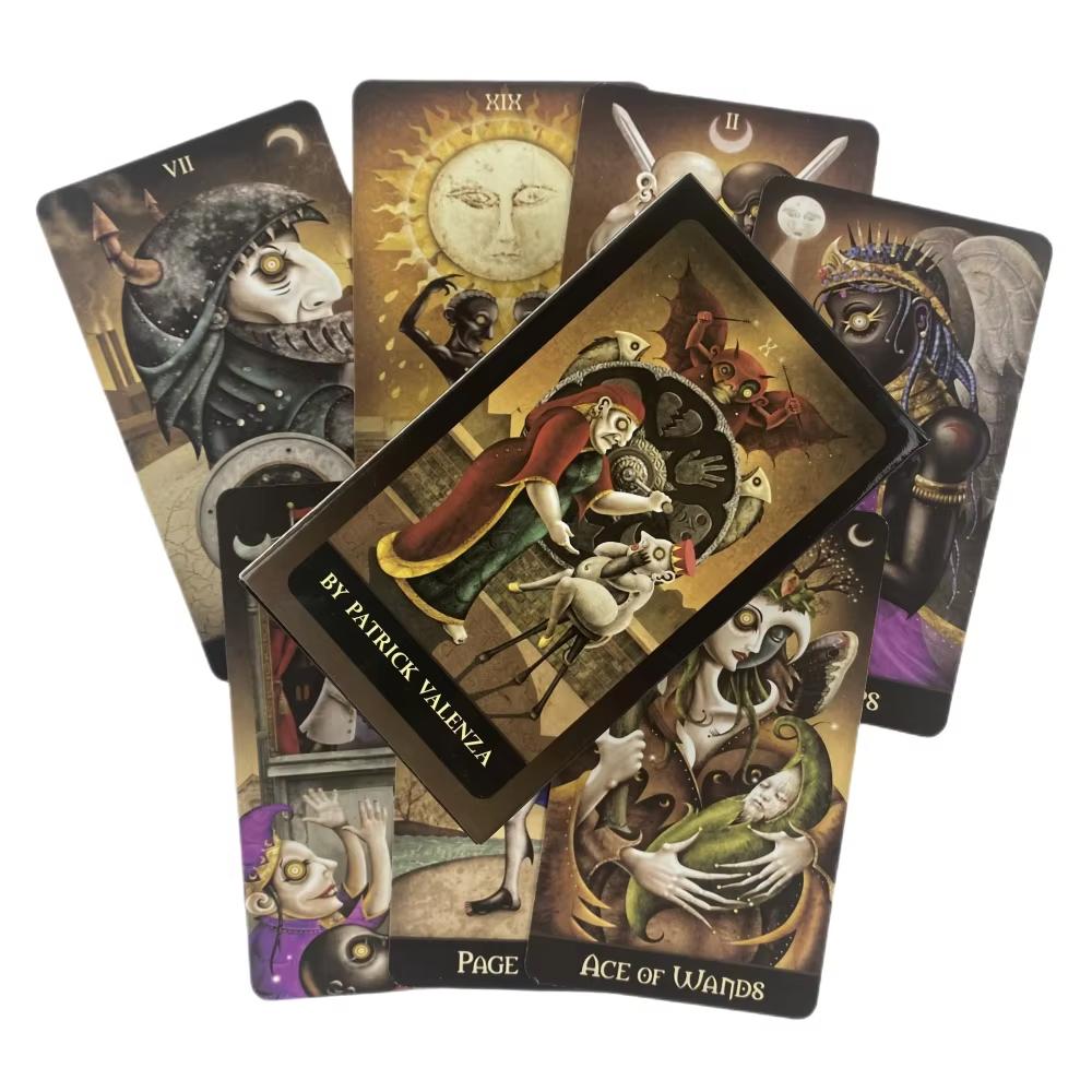 Новые карты Таро Deviant Moon Английская версия Гадание на судьбу Настольные игры для семейной вечеринки Весело играть