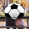 1PC football sport Umbrella Portable Folding Umbrella Iron Frame Hole Bone Structure Outdoor Home Umbrella A10