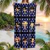 Snowman Band Fashion Beach Towel: Ideal for Summer Adventures Soft, absorbent and quick drying suitable for swimming and bathing