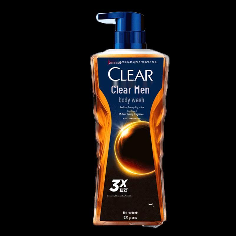 Гель для душа Clear для мужчин, освежающий, контролирующий жирность