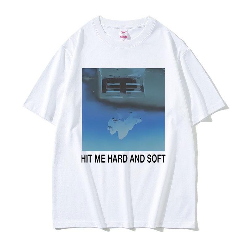 Hit Me Hard and Soft Tour Футболка Унисекс Мода Певец Тот Же Стиль Графический Принт Футболка Унисекс Хлопок Оверсайз Футболки
