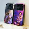 Мультяшный O-Oosaki Nana Чехол для телефона для iPhone17,16,15,14,13,12,11,Pro,MAX Белый Матовый Ударопрочный Чехол