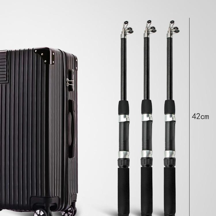 Телескопическая мини-удочка для морской рыбалки — портативное и нескользящее снаряжение