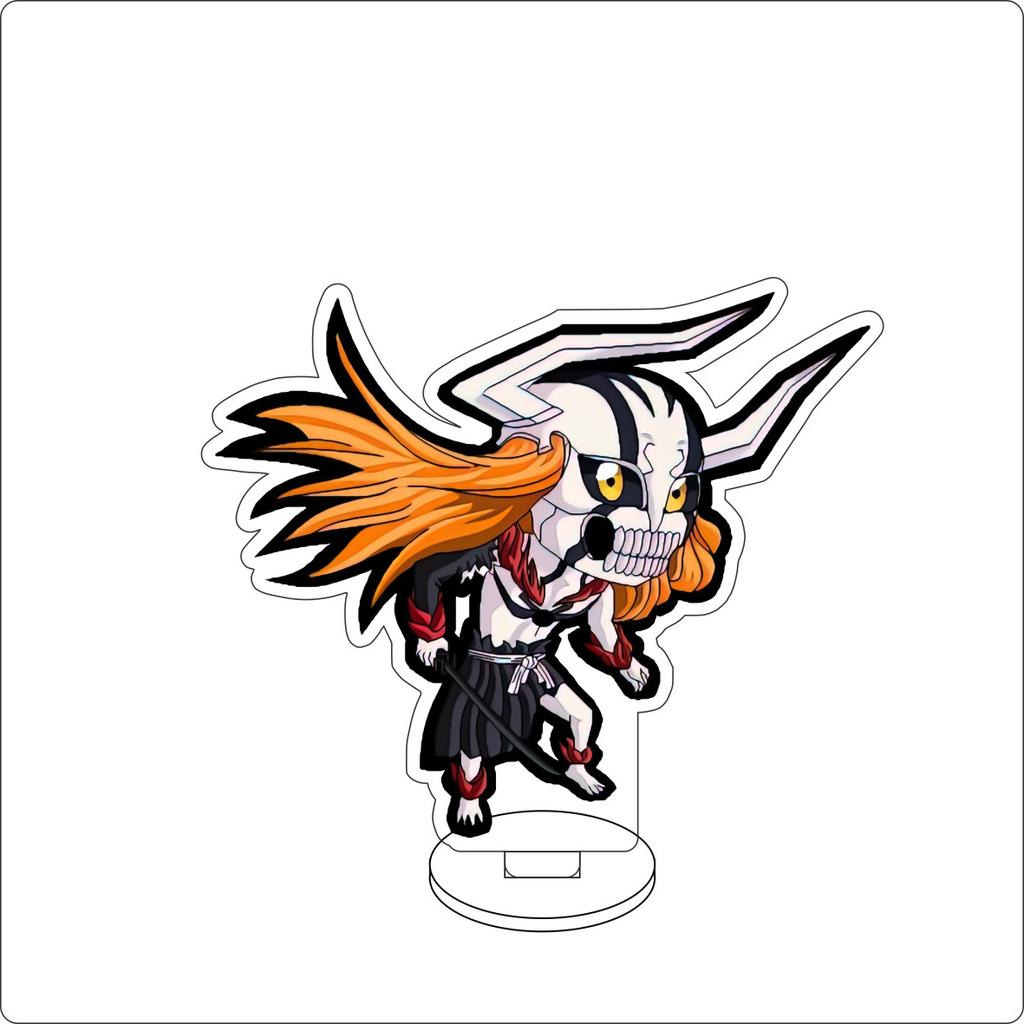 10 см Аниме BLEACH Фигурка Подставка Модель Грэммджоу Джагерджак/Урахара Киске/Куросаки Ичиго Милый Декор для Стола Стоячий Знак Подарки