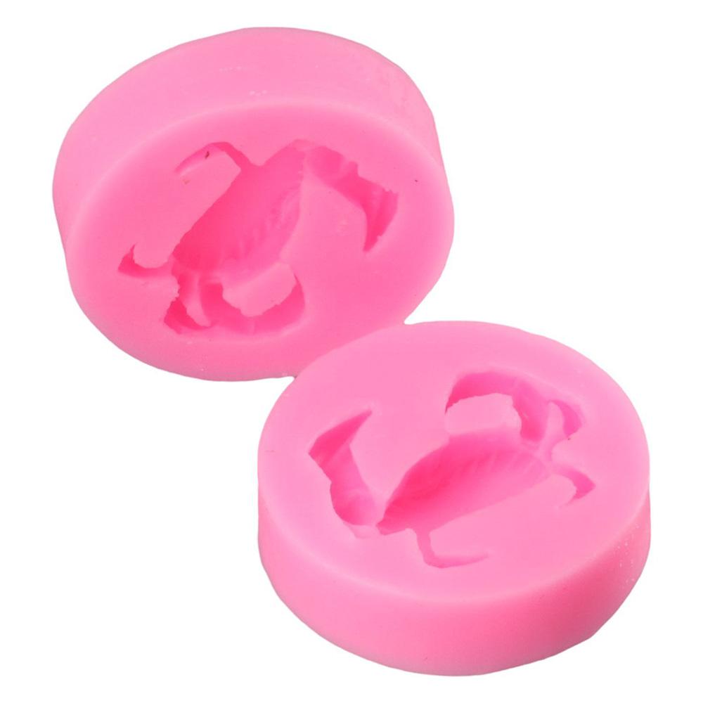 2pcs Crab Shape Kitchen Baking Decoration Tools Silicone Cake Decorating  Party, Wedding, Gifts