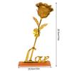 Valentine Day Creative Gift Gold Dipped Rose Lasts Forever Love Wedding Decor Lighting Roses Love Eternal Flower For Indoor