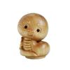 Wood Carving Snake Ornaments Mini Figure Wooden New Year Decoration New Desktop Decoration