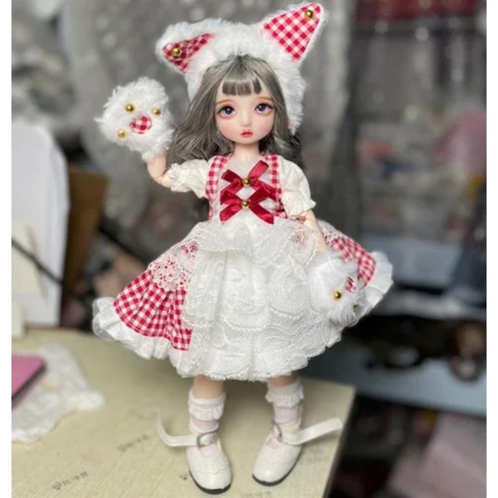 30 см Кукла для макияжа Bjd 22 шарнира Одевающаяся кукла Кукла-девочка Подарок на день рождения Шарнирная кукла Bjd 1/6 Кукла Bjd Полный набор