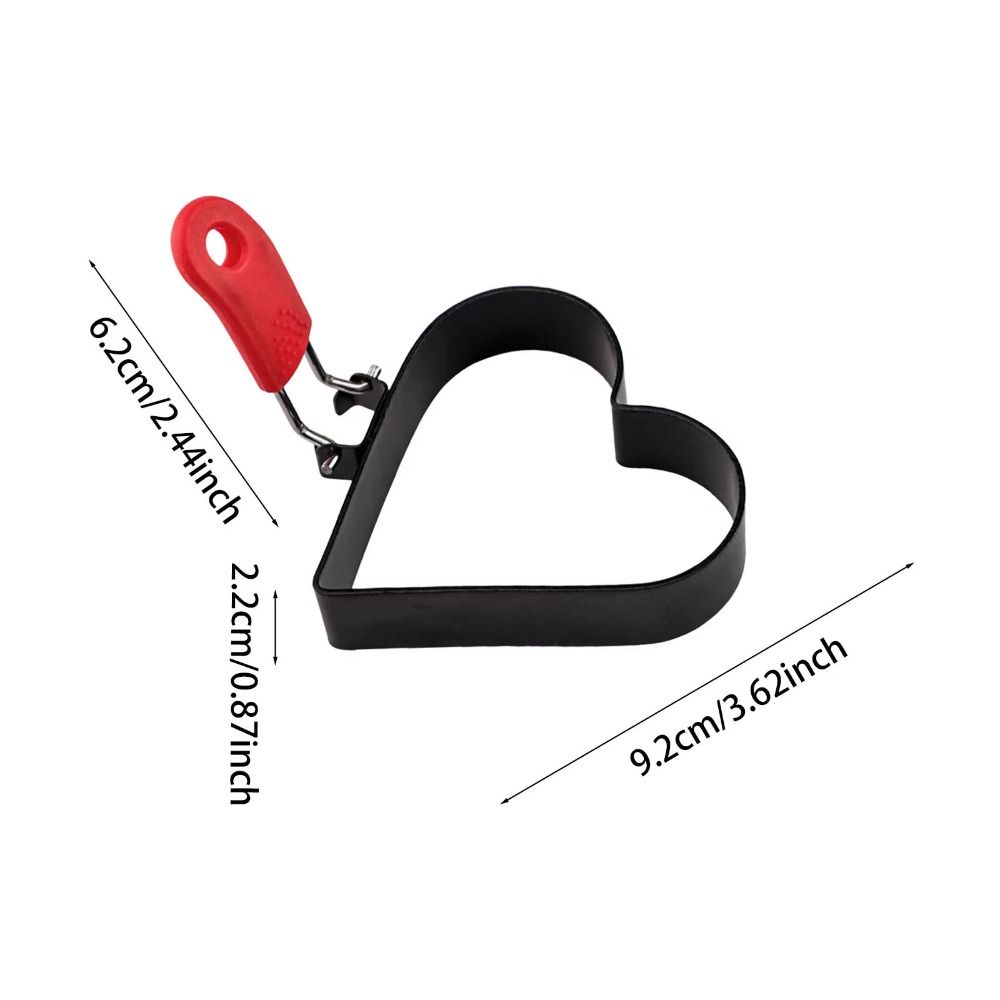 Форма для приготовления омлета в форме сердца, складная ручка, форма для жарки яиц, новая сковорода для омлета, приготовление завтрака