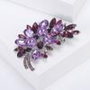 High-Grade Alloy Rhinestone Tree Brooch Exquisite Creative Women'S Cardigan Shawl Corsage Jewelry Pin
