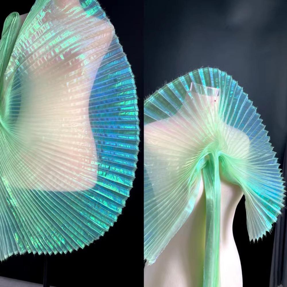 Pleated Organza Fabric For Sewing Girls Skirt Dress Handicraft Clothing DIY Supplies Apparels Needlework Accessories