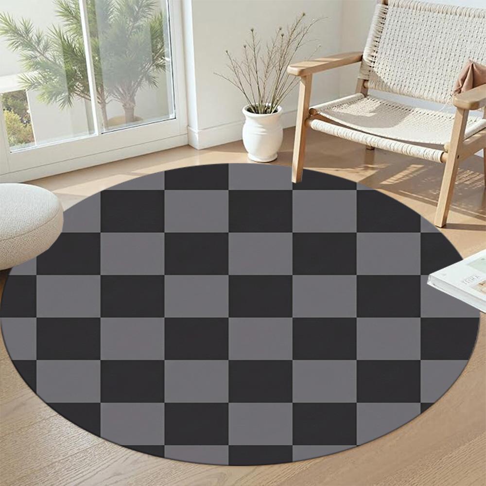 Round Floor Rug Suitable for Entryway Decorate room Playrooms Dining Room Antislip Round Carpet Anime Office Decor Best for Christmas