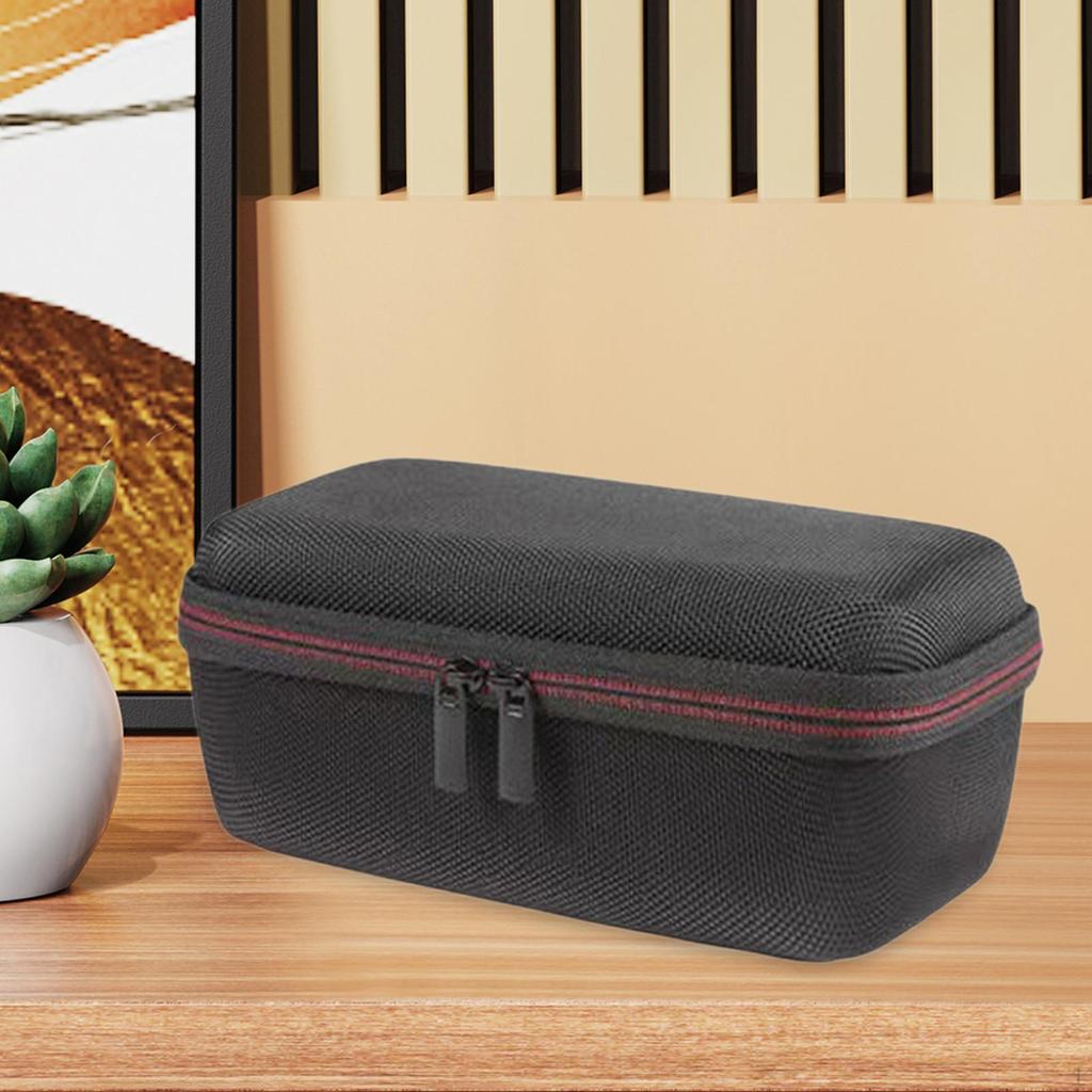 Жесткий дорожный чехол для уличного динамика, сумка для хранения электронных аксессуаров на молнии, прочный сетчатый карман EVA