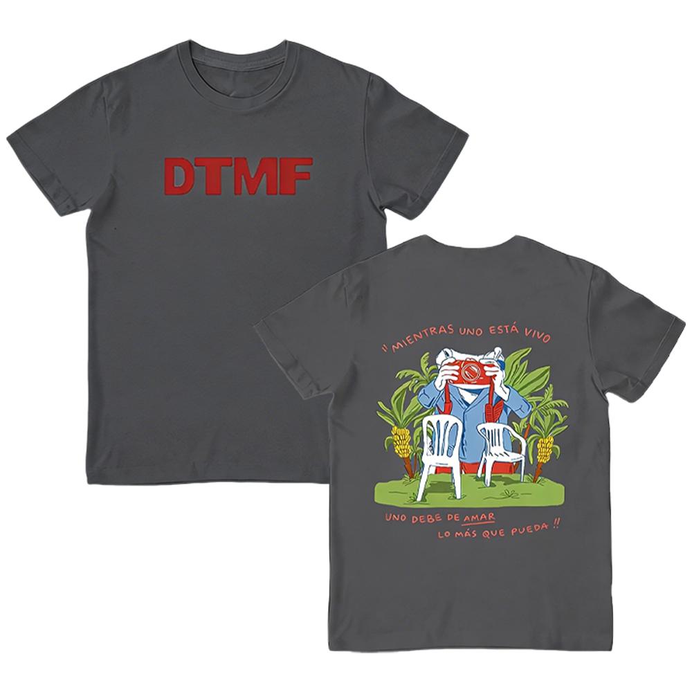 Rapper Bad Bunny Tour 2026 Print T-shirt Men's And Women's Hip Hop Streetwear Short-sleeved Top Summer Casual O-neck Trendy Tee