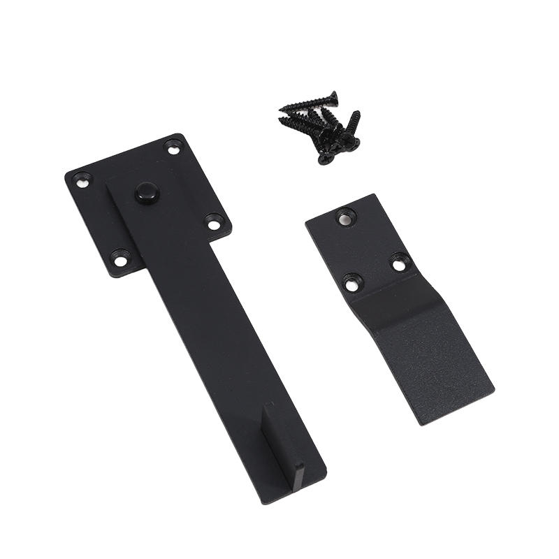 Замок для раздвижной двери без сверла, двойное назначение, противоугонная защелка, плоская дверная пряжка, черный защитный болт для домашнего офиса, шкафа, шкафа, простая установка