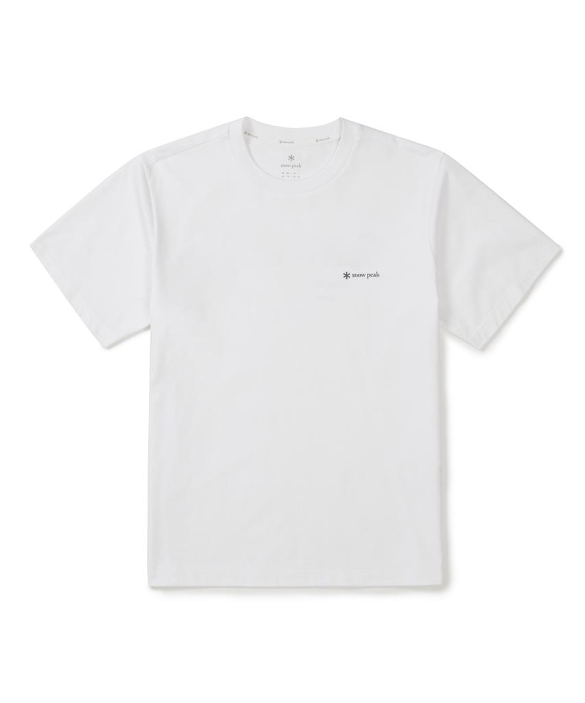 SNOWPEAK APPAREL Cotton Lettering Short Sleeve T-Shirt (S26Mmfts62) White