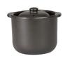 Sento Senga Pottery Microwave Rice Cooker Sera Cook Black Glaze (Double Lid) (1.5 Go) 10-05