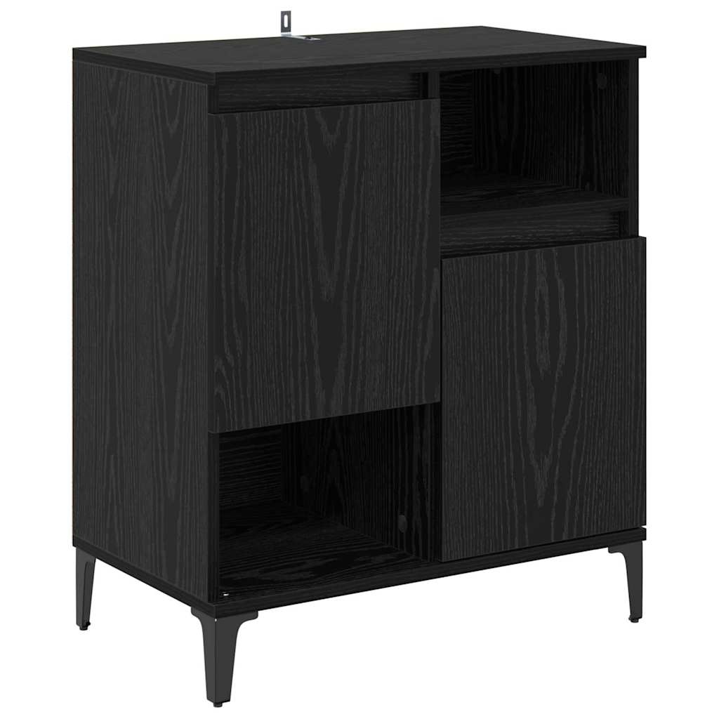 Sideboards 3 pcs Black Oak Effect 60 x 35 x 70 cm
