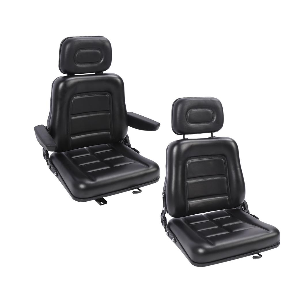 Tractor Seat 3 Level Adjustable Headrest Comfortable Wear Resistant Anti Scratch Excavator Seat for Telehandler