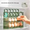 Multi Functional Household Foldable Egg Storage Box Refrigerator Drawer Style Food and Fruit Storage Tray Two Options Available